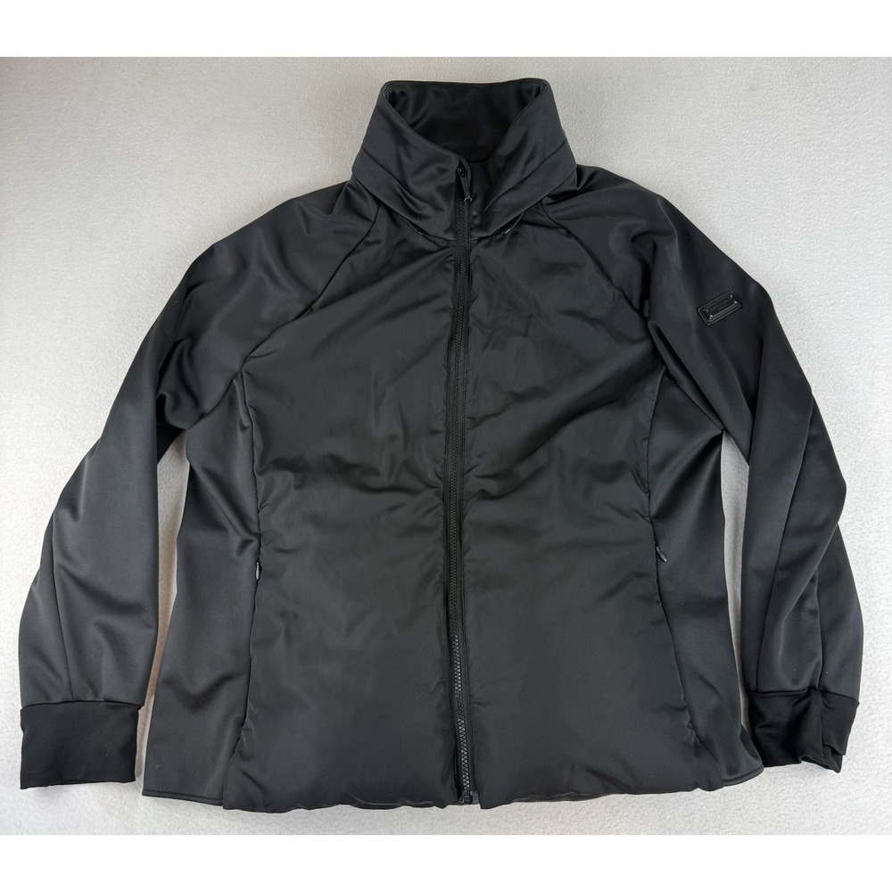BCBG Max‎ Azria Womens Coat Size XL Black Puffer Jacket Feather Free